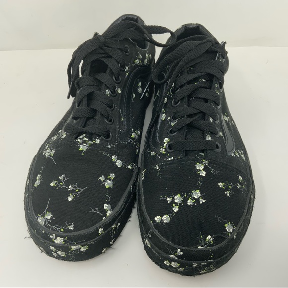 Vans Old Skool Midnight Floral Black. Womens Size 9.5. - Picture 8 of 13